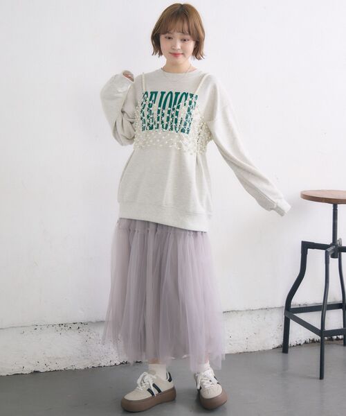 casita(RETRO GIRL)(カシータ)の「ビーズビスチェ(キャミソール・レディース・オフホワイト/シルバー・ONE SIZE)」の21枚目の写真