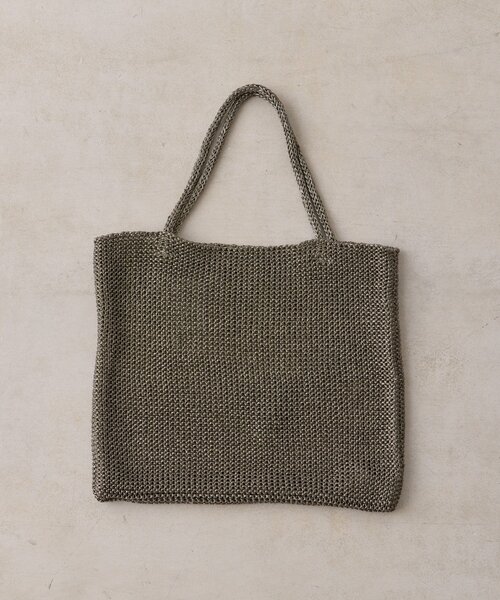 BIRTHDAY BAR(バースデイバー)の「【cache cache カシュカシュ】ラメ糸編みトート(トートバッグ・レディース・シルバー/シルバー系その他4/グリーン/ブルー/ブラック系その他・0)」の8枚目の写真