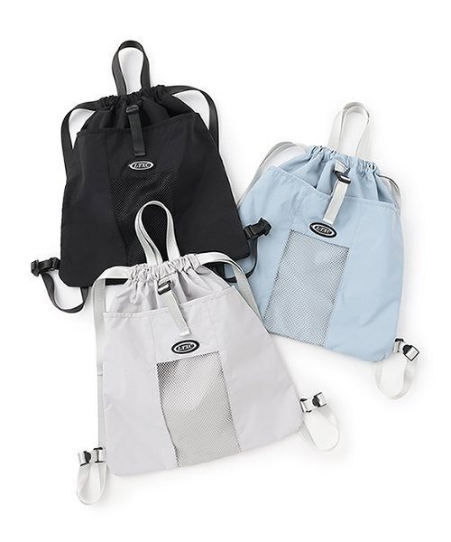 LOVETOXIC（ラブトキシック）の「【LTXC】【撥水】ナップサック（バックパック/リュック・キッズ・サックスブルー/ブラック/ライトグレー・F）」の10枚目の写真