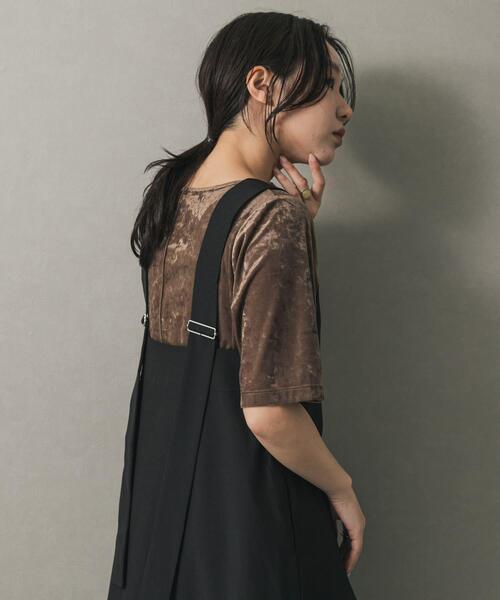 SENSE OF PLACE by URBAN RESEARCH（センスオブプレイスバイアーバンリサーチ）の「バルーンヘムジャンスカ（ワンピース・レディース・ベージュ/ブラック/グレー・ONE/S）」の5枚目の写真