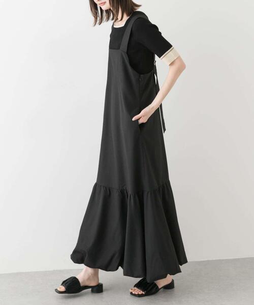 SENSE OF PLACE by URBAN RESEARCH（センスオブプレイスバイアーバンリサーチ）の「バルーンヘムジャンスカ（ワンピース・レディース・ベージュ/ブラック/グレー・ONE/S）」の11枚目の写真