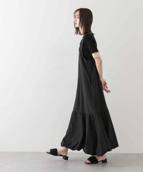 SENSE OF PLACE by URBAN RESEARCH（センスオブプレイスバイアーバンリサーチ）の「バルーンヘムジャンスカ（ワンピース・レディース・ベージュ/ブラック/グレー・ONE/S）」の15枚目の写真