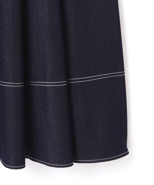 JILL by JILL STUART(ジルバイジルスチュアート)の「◇レースアップ配色ワンピース(ワンピース・レディース・ベージュ/インディゴブルー・FREE)」の10枚目の写真