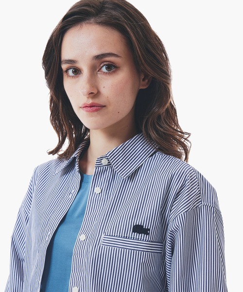 LACOSTE｜ショート&ワイドクロップド バルーンスリーブ