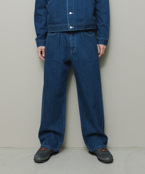 セール】12OZ STRAIGHT LEG 5P WASHED JEAN（デニムパンツ）｜BAL