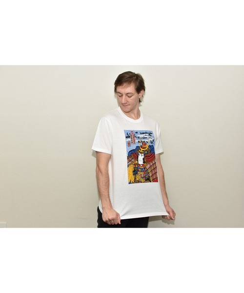 JIN plus(ジンプラス)の「川中島合戦 武田左馬之助 JIN+ 半袖ホワイトTシャツ(Tシャツ/カットソー・メンズ・ホワイト系その他2/ホワイト系その他4/ホワイト系その他/ホワイト系その他3・MEDIUM/X-LARGE/SMALL/LARGE)」の5枚目の写真