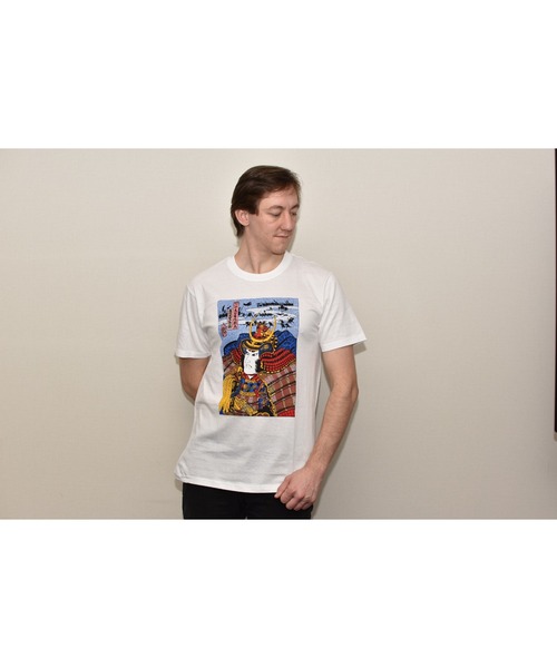 JIN plus(ジンプラス)の「川中島合戦 武田左馬之助 JIN+ 半袖ホワイトTシャツ(Tシャツ/カットソー・メンズ・ホワイト系その他2/ホワイト系その他4/ホワイト系その他/ホワイト系その他3・MEDIUM/X-LARGE/SMALL/LARGE)」の8枚目の写真