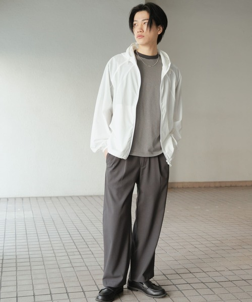 SENSE OF PLACE by URBAN RESEARCH（センスオブプレイスバイアーバンリサーチ）の「ダブルタックワイドパンツ（その他パンツ・メンズ・ブラック/ライトベージュ/チャコールグレー/ブラウン・SMALL/MEDIUM/LARGE）」の22枚目の写真