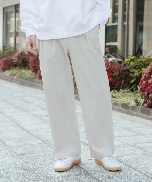 セール】ダブルタックワイドパンツ（その他パンツ）｜SENSE OF PLACE