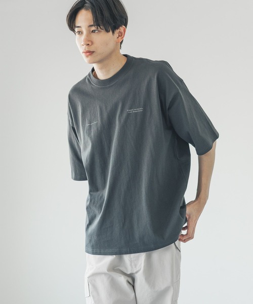 LOWRYS FARM(ローリーズファーム)の「BRANDALISEDSS 325739(Tシャツ/カットソー・メンズ・ホワイト/オレンジ/グレー/ブラック/アイボリー/ブラウン・LARGE/MEDIUM)」の3枚目の写真