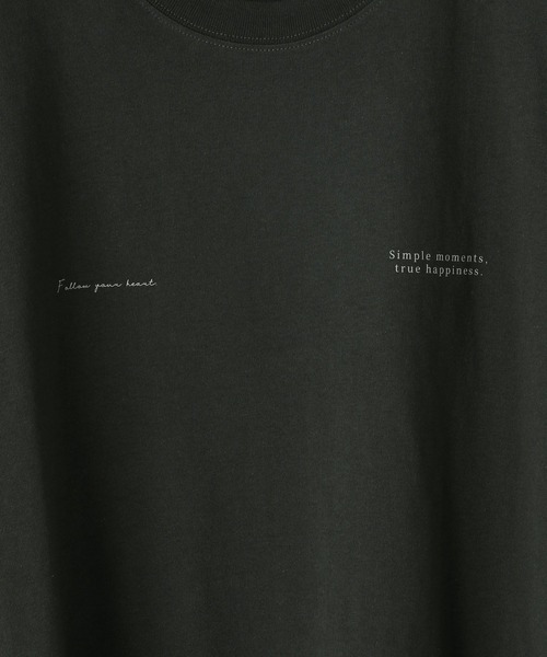 LOWRYS FARM(ローリーズファーム)の「BRANDALISEDSS 325739(Tシャツ/カットソー・メンズ・ホワイト/オレンジ/グレー/ブラック/アイボリー/ブラウン・LARGE/MEDIUM)」の15枚目の写真