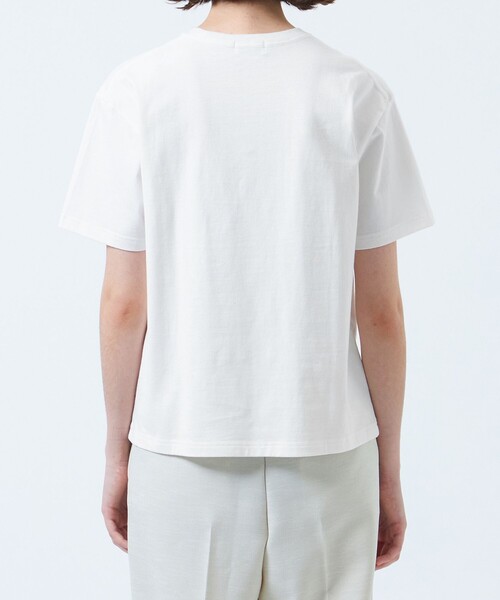 MACKINTOSH PHILOSOPHY（ﾏｯｷﾝﾄｯｼｭ ﾌｨﾛｿﾌｨｰ）の「刺しゅうロゴTシャツ（Tシャツ/カットソー・レディース・オフホワイト/ブルー/ブラック/レッド/ベージュ/イエロー・38）」の13枚目の写真