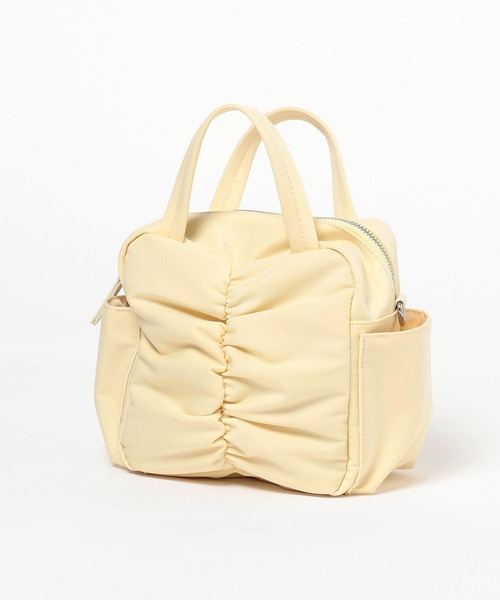 LAKOLE（ラコレ）の「ネオプレーンギャザーショルダーバッグ / 321152（ショルダーバッグ・レディース・ブラック/その他1/レモンイエロー/ブルー・FREE）」の7枚目の写真