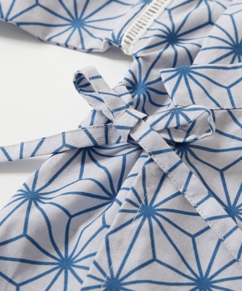 devirock（デビロック）の「えらべるデザイン クラシカル甚平（浴衣・キッズ・ブルー系2/ネイビー系2/グレー系2/ブルー系1/ネイビー系1/グレー系1・90cm/100cm/110cm/120cm/130cm/140cm/150cm/160cm）」の12枚目の写真