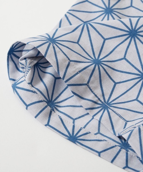 devirock（デビロック）の「えらべるデザイン クラシカル甚平（浴衣・キッズ・ブルー系2/ネイビー系2/グレー系2/ブルー系1/ネイビー系1/グレー系1・90cm/100cm/110cm/120cm/130cm/140cm/150cm/160cm）」の9枚目の写真