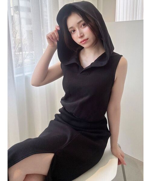 スウェットフーディーワンピース（ワンピース）｜RESEXXY（リゼクシー