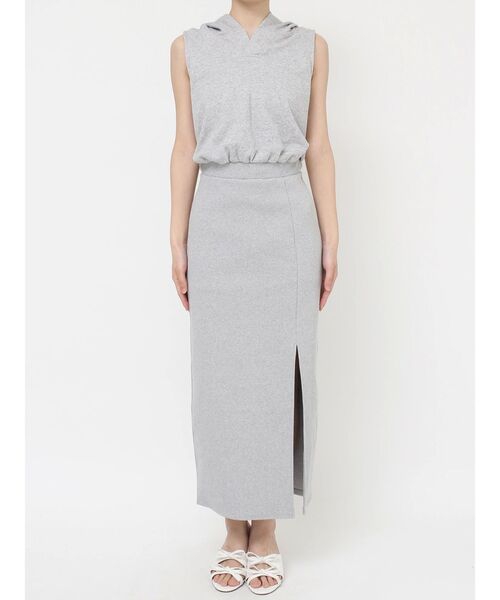 RESEXXY(リゼクシー)の「スウェットフーディーワンピース(ワンピース・レディース・ホワイト/グレー/ブラック・FREE)」の16枚目の写真