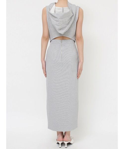 RESEXXY(リゼクシー)の「スウェットフーディーワンピース(ワンピース・レディース・ホワイト/グレー/ブラック・FREE)」の14枚目の写真