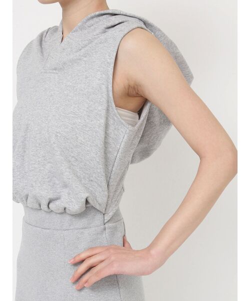 RESEXXY(リゼクシー)の「スウェットフーディーワンピース(ワンピース・レディース・ホワイト/グレー/ブラック・FREE)」の12枚目の写真