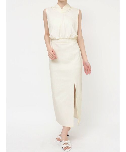 RESEXXY(リゼクシー)の「スウェットフーディーワンピース(ワンピース・レディース・ホワイト/グレー/ブラック・FREE)」の6枚目の写真