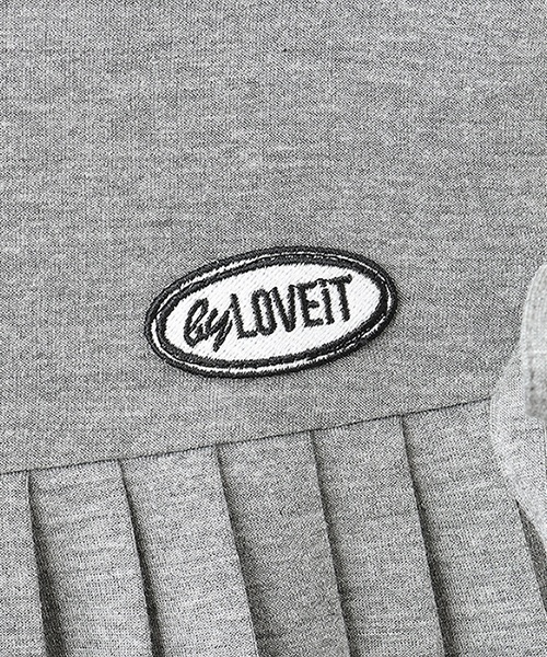 by LOVEiT（バイラビット）の「裾レースティアードプリーツ（スカート・キッズ・ブラック/アイボリー/グレー系・140cm/130cm/120cm/150cm/160cm）」の7枚目の写真