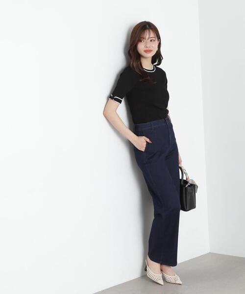 PROPORTION BODY DRESSING（プロポーションボディドレッシング）の「リボンポイントニット / 1215170406（ニット/セーター・レディース・ブラック/ホワイト/ベージュ・SMALL/MEDIUM）」の6枚目の写真