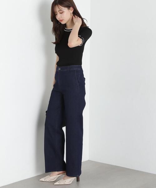 PROPORTION BODY DRESSING（プロポーションボディドレッシング）の「リボンポイントニット / 1215170406（ニット/セーター・レディース・ブラック/ホワイト/ベージュ・SMALL/MEDIUM）」の7枚目の写真