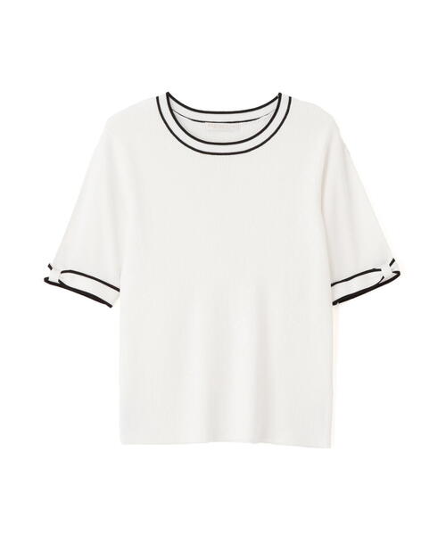 PROPORTION BODY DRESSING（プロポーションボディドレッシング）の「リボンポイントニット / 1215170406（ニット/セーター・レディース・ブラック/ホワイト/ベージュ・SMALL/MEDIUM）」の8枚目の写真