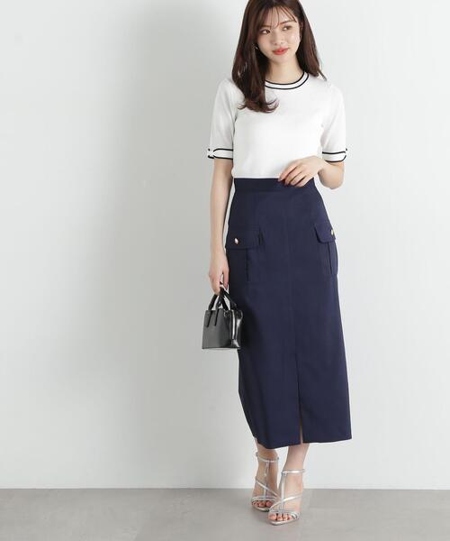 PROPORTION BODY DRESSING（プロポーションボディドレッシング）の「リボンポイントニット / 1215170406（ニット/セーター・レディース・ブラック/ホワイト/ベージュ・SMALL/MEDIUM）」の11枚目の写真