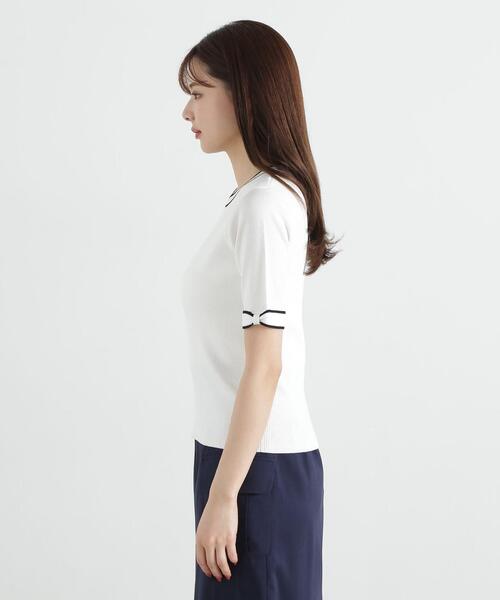 PROPORTION BODY DRESSING（プロポーションボディドレッシング）の「リボンポイントニット / 1215170406（ニット/セーター・レディース・ブラック/ホワイト/ベージュ・SMALL/MEDIUM）」の14枚目の写真