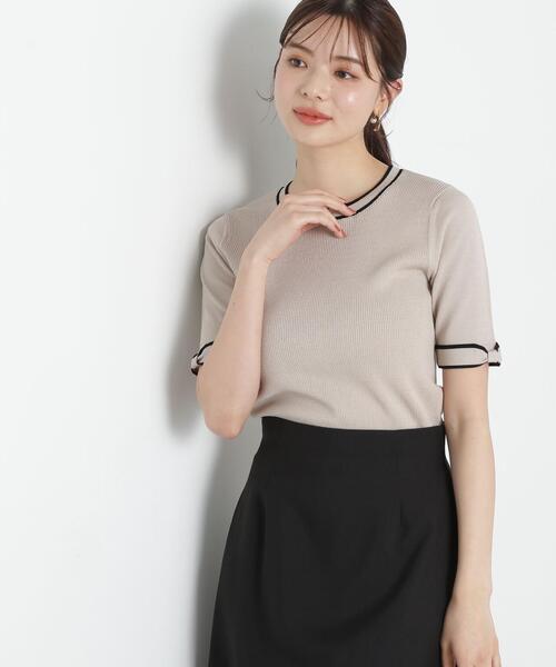 PROPORTION BODY DRESSING（プロポーションボディドレッシング）の「リボンポイントニット / 1215170406（ニット/セーター・レディース・ブラック/ホワイト/ベージュ・SMALL/MEDIUM）」の19枚目の写真