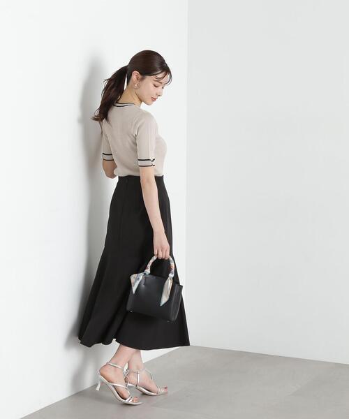 PROPORTION BODY DRESSING(プロポーションボディドレッシング)の「リボンポイントニット / 1215170406(ニット/セーター・レディース・ブラック/ホワイト/ベージュ・SMALL/MEDIUM)」の15枚目の写真