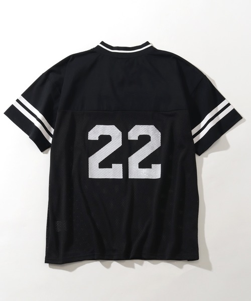 Dickies（ディッキーズ）の「【GENUINE DICKIES/ジェニュインディッキーズ】ストレッチハーフスリーブゲームシャツ（Tシャツ/カットソー・レディース・オフホワイト/パープル/ブラック・M/L）」の8枚目の写真