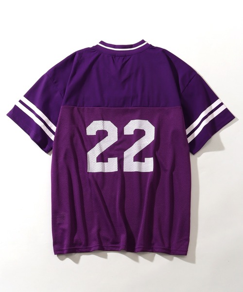 Dickies（ディッキーズ）の「【GENUINE DICKIES/ジェニュインディッキーズ】ストレッチハーフスリーブゲームシャツ（Tシャツ/カットソー・レディース・オフホワイト/パープル/ブラック・M/L）」の11枚目の写真