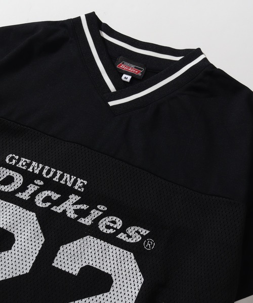 Dickies（ディッキーズ）の「【GENUINE DICKIES/ジェニュインディッキーズ】ストレッチハーフスリーブゲームシャツ（Tシャツ/カットソー・レディース・オフホワイト/パープル/ブラック・M/L）」の13枚目の写真