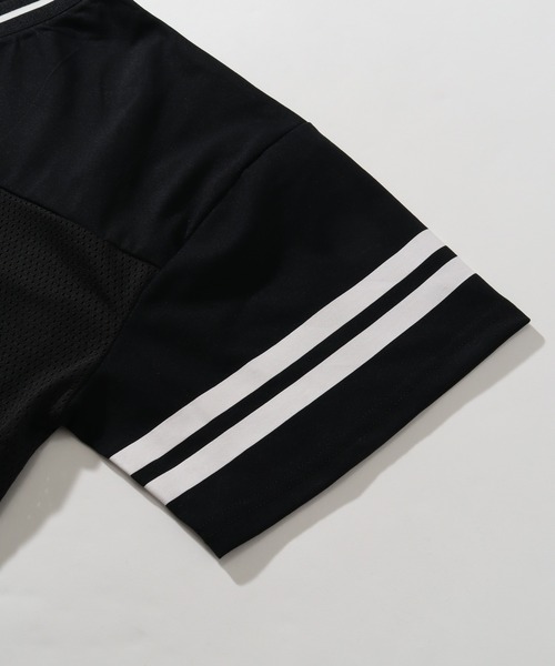 Dickies（ディッキーズ）の「【GENUINE DICKIES/ジェニュインディッキーズ】ストレッチハーフスリーブゲームシャツ（Tシャツ/カットソー・レディース・オフホワイト/パープル/ブラック・M/L）」の15枚目の写真