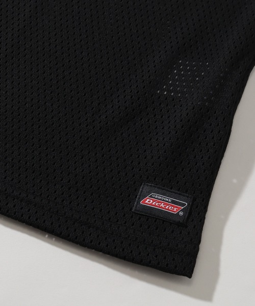 Dickies（ディッキーズ）の「【GENUINE DICKIES/ジェニュインディッキーズ】ストレッチハーフスリーブゲームシャツ（Tシャツ/カットソー・レディース・オフホワイト/パープル/ブラック・M/L）」の17枚目の写真
