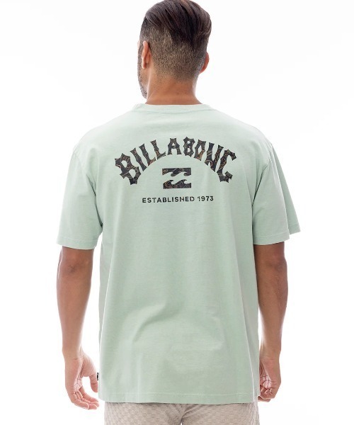 BILLABONG（ビラボン）の「BILLABONG メンズ ARCH FILL Tシャツ 【2025年春夏モデル】/ビラボンバックプリント半袖Tシャツ（Tシャツ/カットソー・メンズ・ホワイト/グリーン系その他/ブラック・SMALL/MEDIUM/LARGE/X-LARGE）」の3枚目の写真