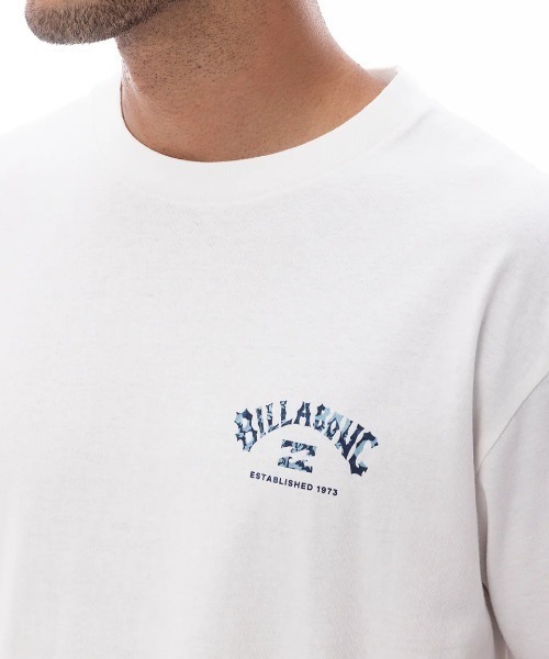 BILLABONG（ビラボン）の「BILLABONG メンズ ARCH FILL Tシャツ 【2025年春夏モデル】/ビラボンバックプリント半袖Tシャツ（Tシャツ/カットソー・メンズ・ホワイト/グリーン系その他/ブラック・SMALL/MEDIUM/LARGE/X-LARGE）」の5枚目の写真