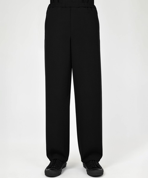 LAD MUSICIAN（ラッドミュージシャン）の「POLYESTER TWILL STRAIGHT PANTS（その他パンツ・メンズ・ブラック/ネイビー系・42/44/46）」の3枚目の写真