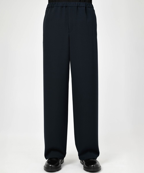 LAD MUSICIAN（ラッドミュージシャン）の「POLYESTER TWILL STRAIGHT PANTS（その他パンツ・メンズ・ブラック/ネイビー系・42/44/46）」の9枚目の写真