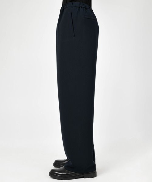 LAD MUSICIAN（ラッドミュージシャン）の「POLYESTER TWILL STRAIGHT PANTS（その他パンツ・メンズ・ブラック/ネイビー系・42/44/46）」の10枚目の写真