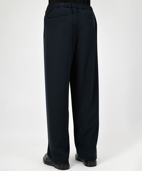 LAD MUSICIAN（ラッドミュージシャン）の「POLYESTER TWILL STRAIGHT PANTS（その他パンツ・メンズ・ブラック/ネイビー系・42/44/46）」の11枚目の写真