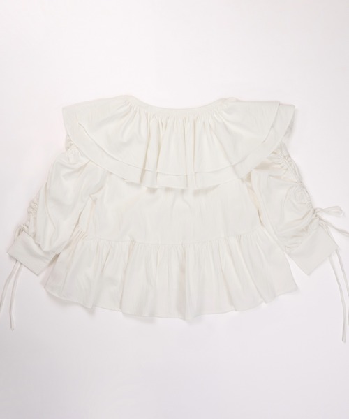 NOTREemor(ノートルエモア)の「frill design blouse(シャツ/ブラウス・レディース・ホワイト/ピンク・FREE)」の17枚目の写真