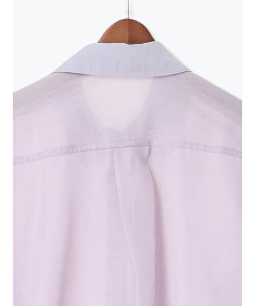 Te chichi（テチチ）の「フレアスリーブシアーシャツ（シャツ/ブラウス・レディース・ベージュ/ラベンダー/グレー・F）」の18枚目の写真