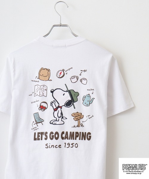 PEANUTS(ピーナッツ)の「PEANUTS プリント&刺繍半袖Tシャツ(Tシャツ/カットソー・メンズ・オートミール/ネイビー/ブラック系/チャコール/ライトパープル/ホワイト/グリーン/サックスブルー系/ライトグリーン/ブラック系1/ライトカーキ/ホワイト系4/杢グレー/クリーム/ホワイト系3/アイボリー系/ネイビー系/ダークグリーン/サックスブルー/ピンクベージュ/ブラック/ホワイト系1/グレー系その他/ホワイト系2/ピンク系その他/グレイッシュベージュ/ホワイト系/ブラック系2/ホワイト系5/チャコールグレー/ベージュ系その他/ホワイト系6/ブラック系3/サックスブルー系1/グレー系その他2/サックスブルー系2/ピンク系その他2/ホワイト系7/ネイビー系2/グレー系その他3/ピンク系その他3/ブラック系5/ブラック系6/ブラック系7/ブラック系8/ブラック系9/ホワイト×レッド/ホワイト×ブルー/ホワイト系その他5/ネイビー系3/ブラック系4/ホワイト系その他2/ホワイト系その他4/ライトグリーン系/ホワイト系その他/ホワイト系その他3/ホワイト×イエロー/ホワイト系8/ホワイト系9・M/L/LL/S)」の13枚目の写真