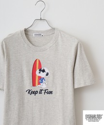 PEANUTS | PEANUTS プリント&刺繍半袖Tシャツ(Tシャツ/カットソー)