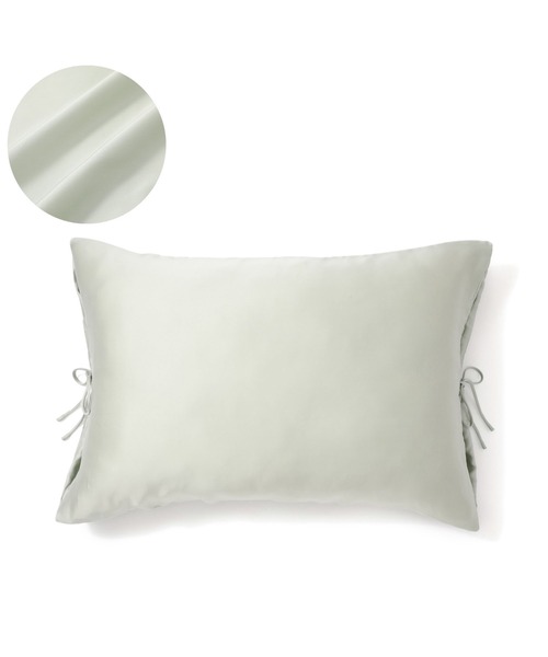 CICA加工 スリムリボン 枕/掛け布団 カバー CICA加工 スリムリボン まくらカバー 700×500 ライトグリーン