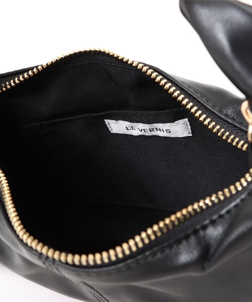 Doux archives（ドゥアルシーヴ）の「Sculpture triangle S（ハンドバッグ・レディース・ベージュ/ブラック・FREE）」の4枚目の写真