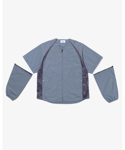 KEBOZ（ケボズ）の「SUPPLEX CONVERTIBLE SIDE MESH BASEBALL SHIRT（シャツ/ブラウス・メンズ・ベージュ/ブルー/グレー/ブラック・XL/L/M）」の3枚目の写真